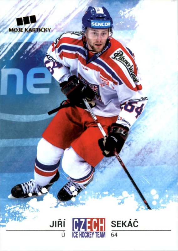 Hokejová karta Jiří Sekáč Czech Ice Hocky Team 2018 č. 36