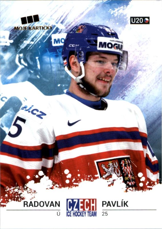 Hokejová karta Radovan Pavlík Czech Ice Hocky Team 2018 č. 51