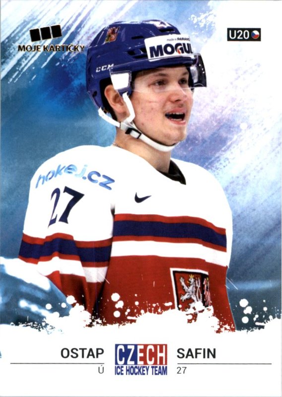Hokejová karta Ostap Safin Czech Ice Hocky Team 2018 č. 52