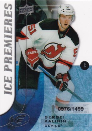 Hokejová karta Sergei Kalinin Upper Deck ICE 2015-16 ICE PREMIERES  č.154