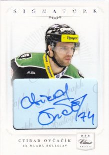 hokejová karta Ctirad Ovčačík OFS 14/15 S.II. Authentic Signature Level 2