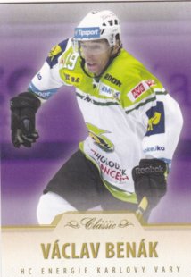 Hokejová karta Václav Benák OFS 15/16 S.I. Purple