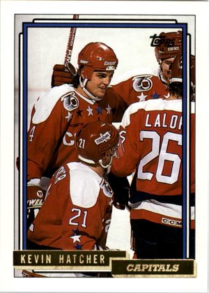  hokejová karta Kevin Hatcher Topps 1992-93 Gold č. 149