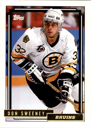 hokejová karta Don Sweeney Topps 1992-93 Gold č. 417