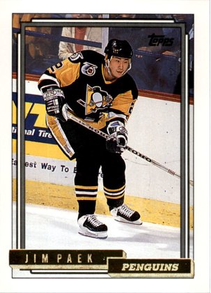 hokejová karta Jim Peak Topps 1992-93 Gold č. 243