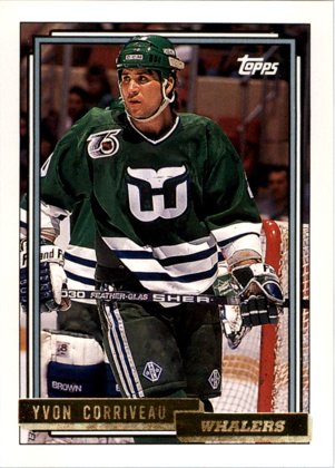 hokejová karta Yvon Corriveau Topps 1992-93 Gold č. 474