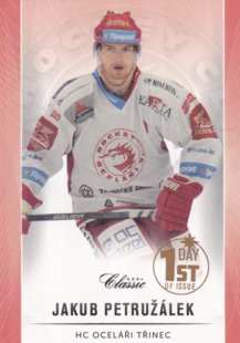 hokejová karta Jakub Petružálek OFS 2016-17 1st day issue 