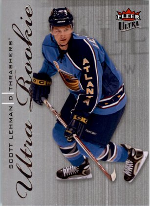 hokejová karta Scott Lehman Fleer Ultra 2009-10 Ultra Rookie č. 241