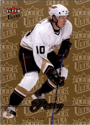  hokejová karta Corey Perry Ultra Fleer 2007-08 Gold Medallion č. 196