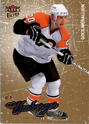 hokejová karta R.J. Umberger Ultra Fleer 2008-09 Gold Medallion č. 133