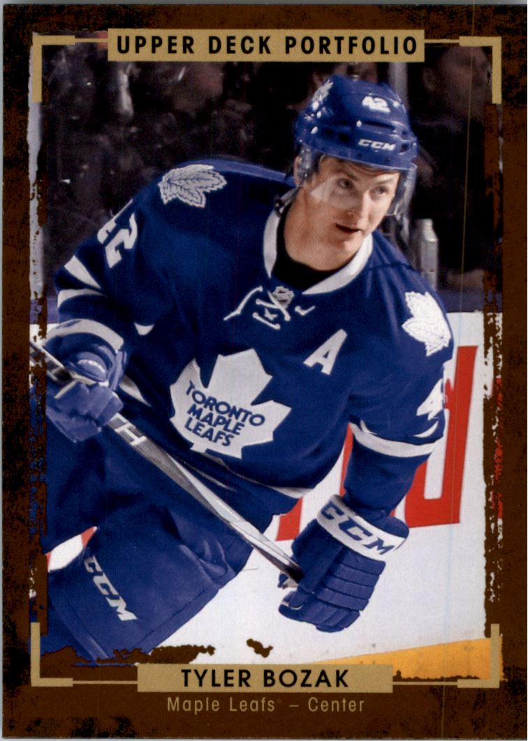 Hokejová karta Tyler Bozak UD Portfolio 2015-16 č. 26