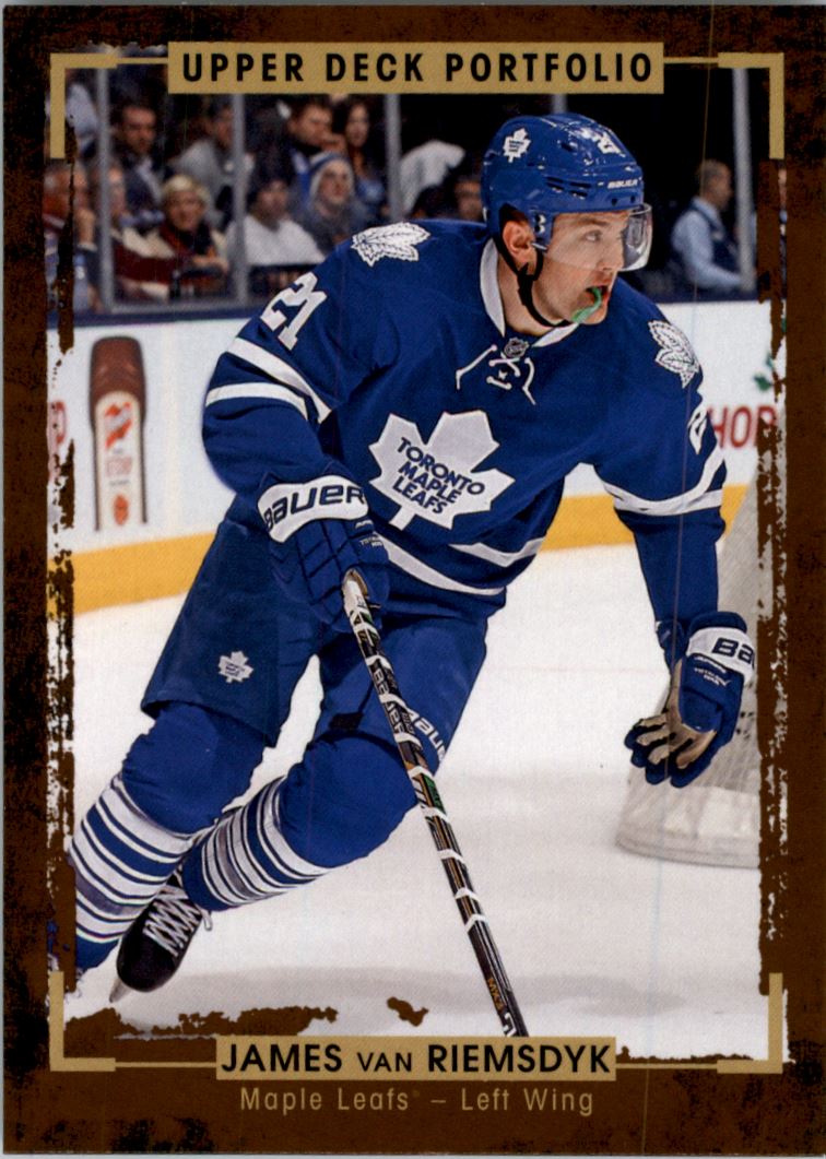 Hokejová karta James van Riemsdyk UD Portfolio 2015-16 č. 160