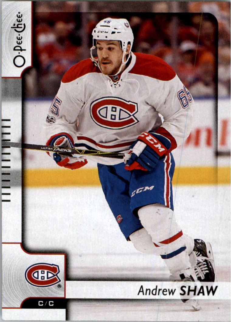 Hokejová karta Andrew Shaw OPC 2017-18 řádová č. 230
