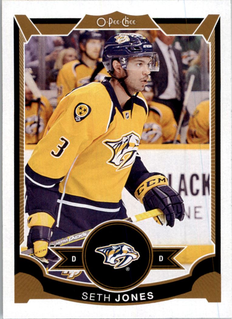 Hokejová karta Seth Jones OPC 2015-16 řadová karta č. 276