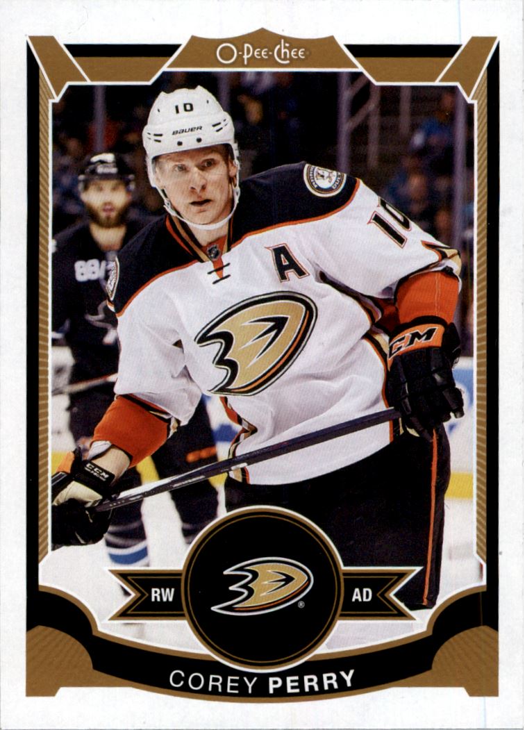 Hokejová karta Corey Perry OPC 2015-16 řadová karta č. 372
