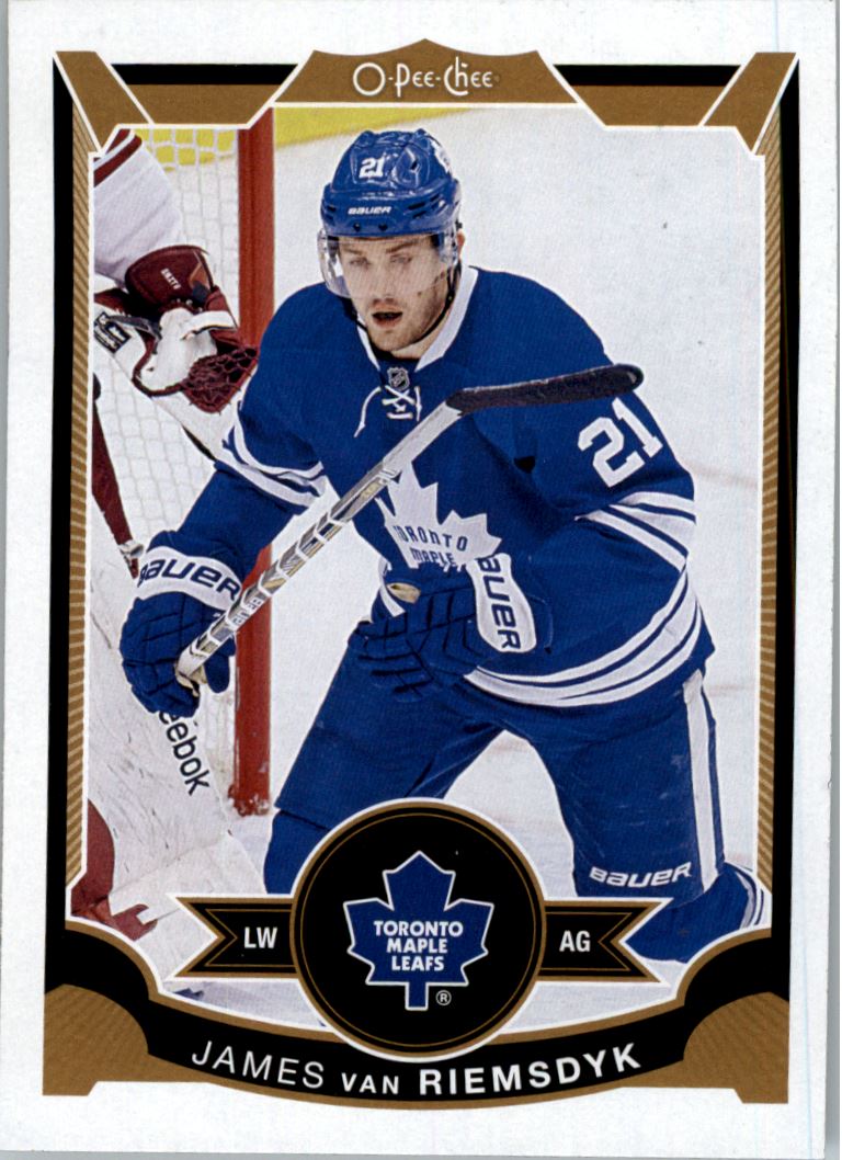 Hokejová karta James van Riemsdyk OPC 2015-16 řadová karta č. 463