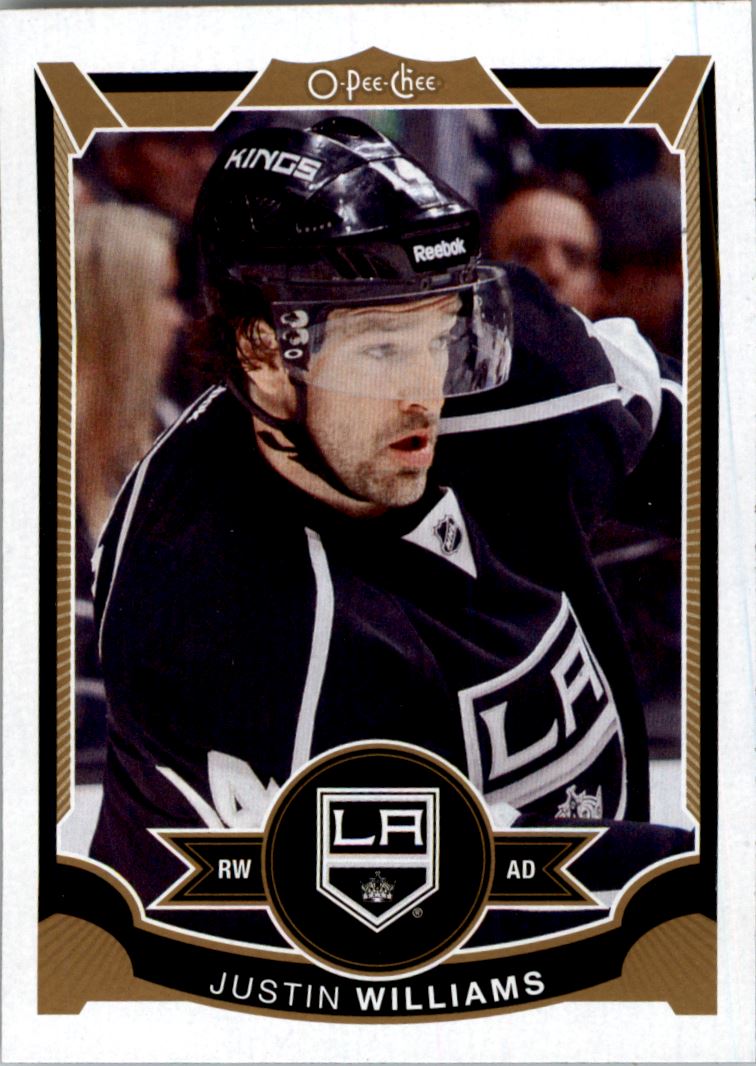 Hokejová karta Justin Williams OPC 2015-16 řadová karta č. 464