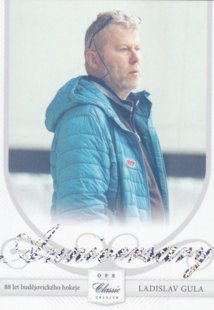 Hokejová karta Ladislav Gula OFS 15/16 Anniversary Rainbow
