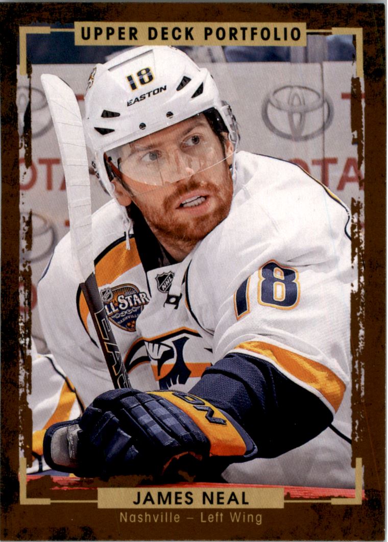 hokejová karta James Neal Upper Deck Portfolio 2015-16 č.27 