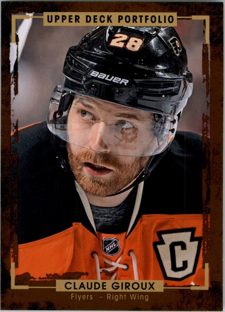 hokejová karta Claude Giroux Upper Deck Portfolio 2015-16 č.49