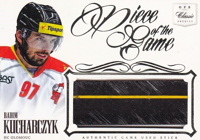 hokejová karta Radim Kucharczyk OFS 2014-15 Série 2 Piece Of The Game