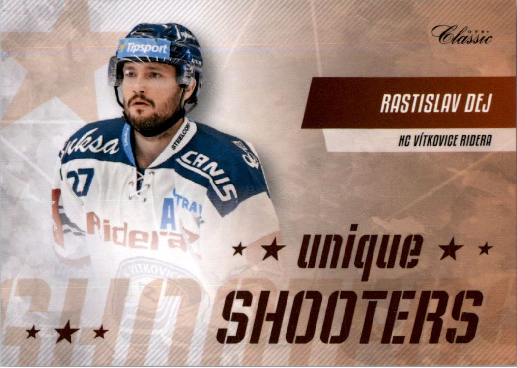 hokejová karta Rastislav Dej OFS 2019-20 s1 UNIQUE SHOOTERS