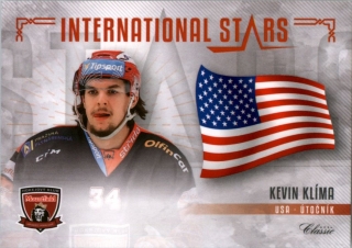 Hokejová karta Kevin Klíma OFS 2019-20 Série 2 International Stars