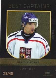 hokejová karta David Výborný Moje kartičky 2020 Best Capitans /40