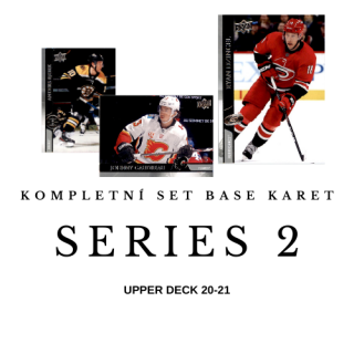 Kompletní base set hokejových karet UD 2020-21 Series 2 1-250
