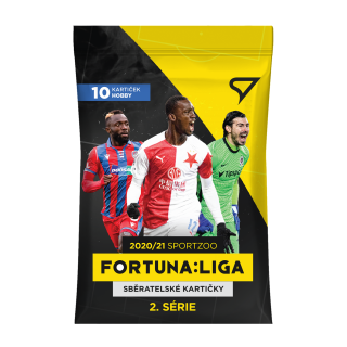 Balíček fotbalových karet Fortuna:Liga 2020-21 Série 2 Hobby