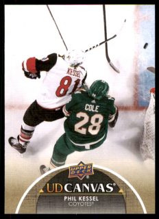 Hokejová karta Joe Pavelski UD S1 2021-22 UD Canvas č. C28