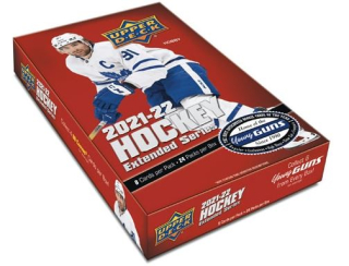 Box hokejových karet UD 2021-22 UD Extended Series Hobby