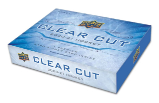Box hokejových karet 2020-21 UD Clear Cut Hobby
