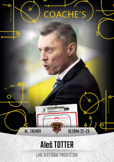 Hokejová karta David Havíř Goal S1 2022-23 Coache's č. 18