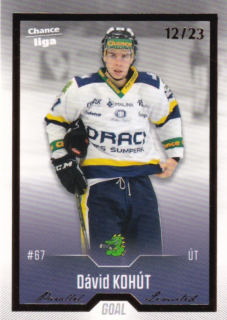 Hokejová karta Tomáš Jiránek Goal S1 2022-23 Gold 12/23 č. 53