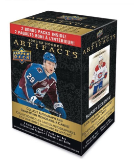 Box hokejových karet 2021-22 UD Artifacts Blaster Box