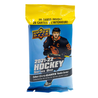 Balíček hokejových karet UD Series 1 2021-22 Fat Pack