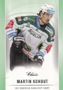 hokejová karta Martin Kohout OFS Classic 16/17 S. II. Emerald