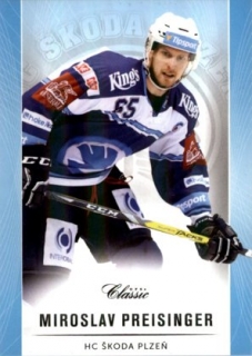 hokejová karta Miroslav Preisinger OFS 16/17 S.2 Blue