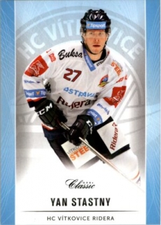 hokejová karta Yan Stastny OFS 16/17 S.2 Blue