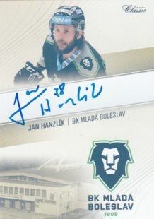 hokejová karta Jan Hanzlík OFS 16/17 Team Pride Signature