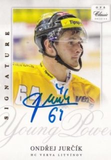 hokejová karta Ondřej Jurčík OFS 2014-15 S II Bonus Signature Young Power 