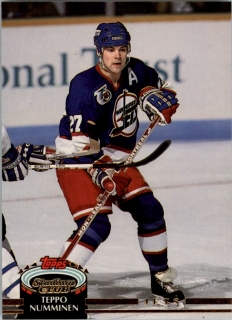 Hokejová karta Jeff Odgers Topps Stadium 1992-93 řadová č. 142