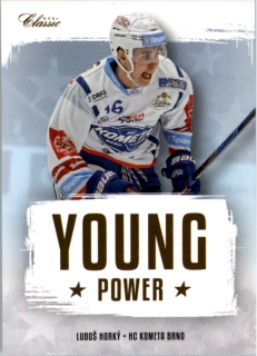 hokejová karta Luboš Horký OFS 20019-20 s1 YOUNG POWER 