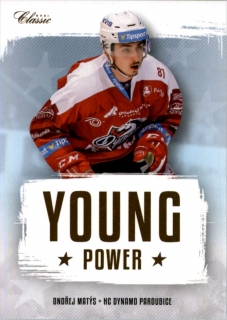 hokejová karta Ondřej Matýs OFS 20019-20 s1 YOUNG POWER 
