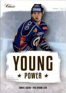hokejová karta Daniel Gazda OFS 20019-20 s1 YOUNG POWER 