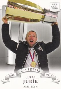 Hokejová karta Juraj Jurík OFS 14-15 S.I. Cup Winners