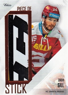 Zach Sill OFS 2019-20 Série 1 Piece Of Stick /30