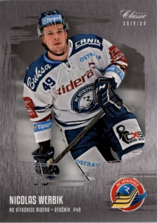 Hokejová karta Nicolas Werbik OFS 2019-20 Série 1 Sliver č. 121