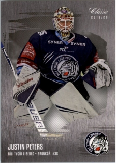 Hokejová karta Justin Peters OFS 2019-20 Série 1 Sliver č. 26